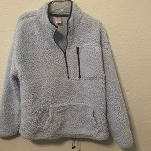 No Boundaries light blue cropped pullover